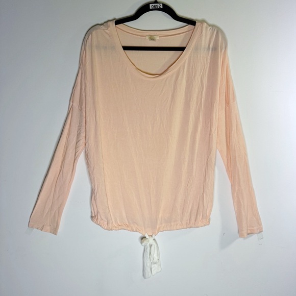 Eberjey Other - Eberjey Gisele Modal Pajama Top Blush Pink Tie Waist Sleepwear S